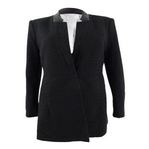 NWT DKNY Women's Collarless Topper Jacket Size 6